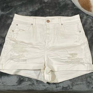 American eagle white shorts size 12